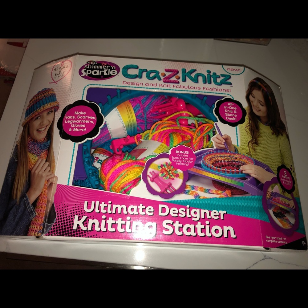 Cra-z-knits knitting for kids age 6+